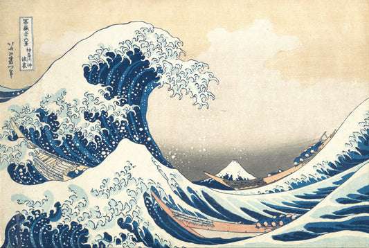 The Great Wave off Kanagawa by Hokusai — Canvas Print
