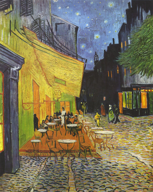 Café Terrace at Night by Van Gogh — Canvas Print